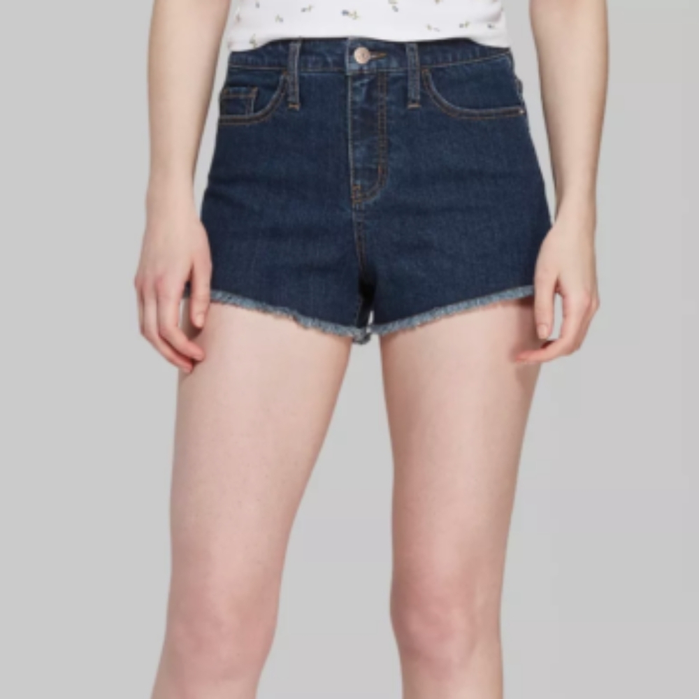 Wild Fable High Rise Jean Shorts Blue Size 4
